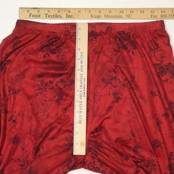 🪭 Starille Red Black Super Soft Long Sleeve Top & Pants Loungewear Set Sz.M/L - Picture 7 of 11